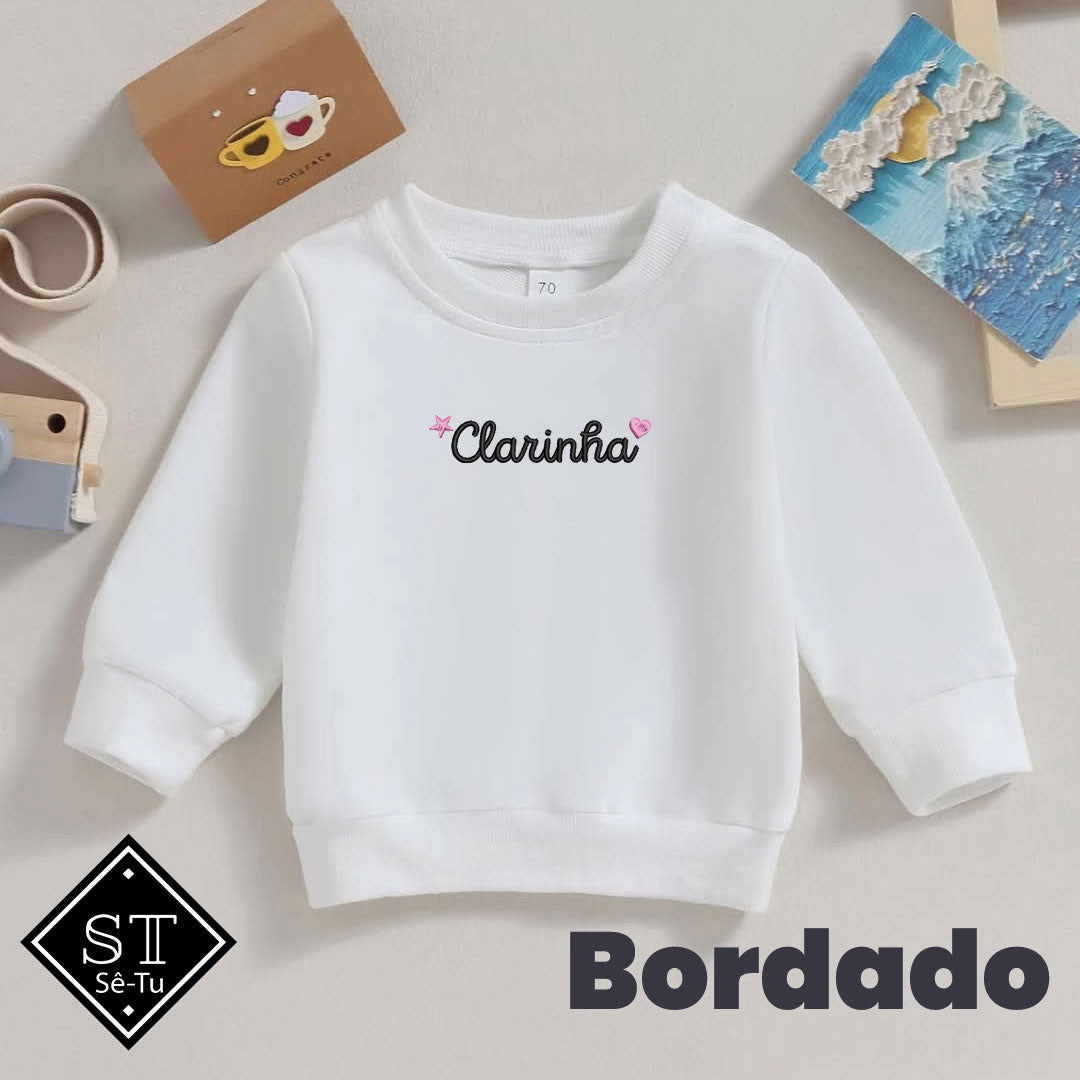 Embroidered Name Sweatshirt